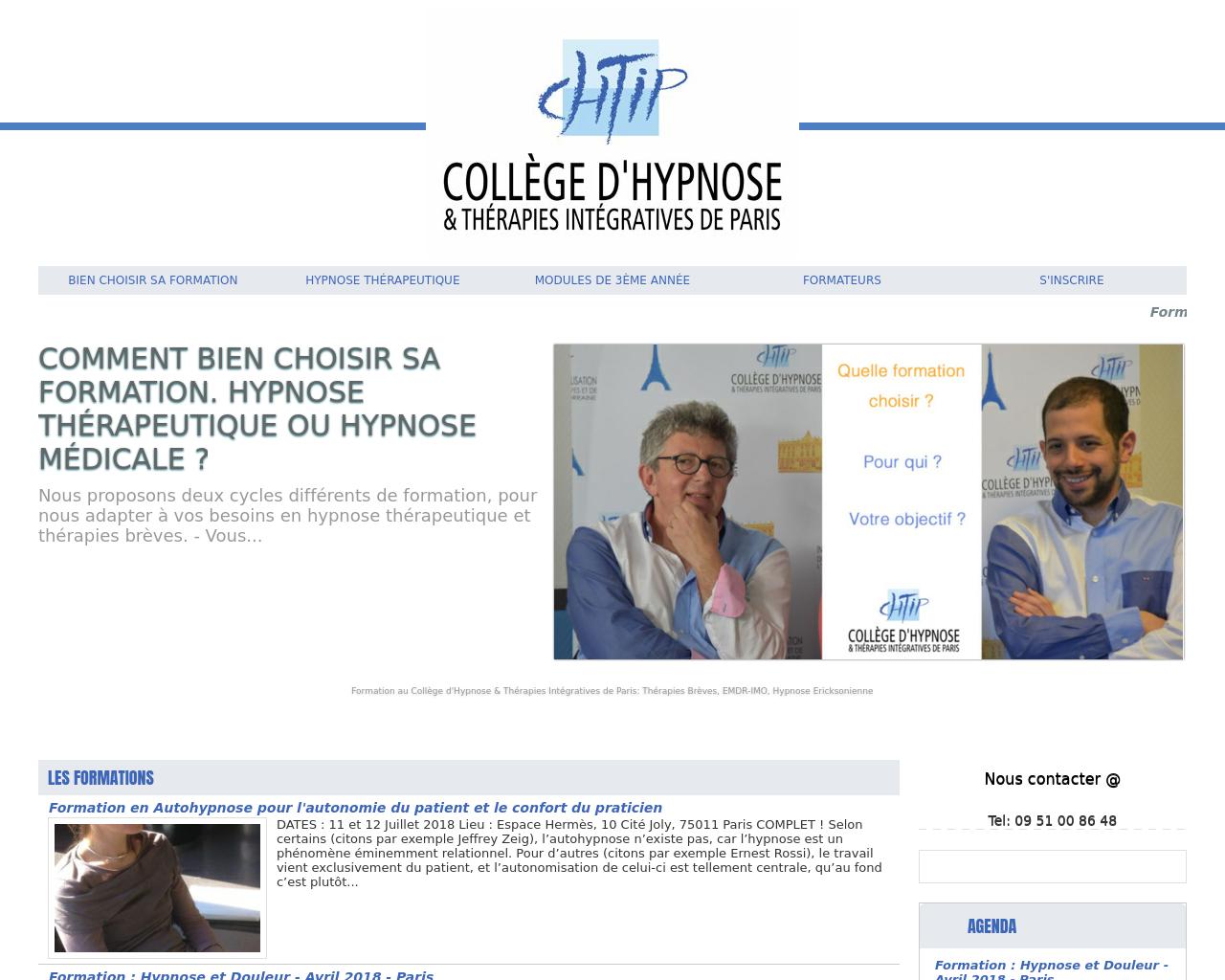 Formation en Hypnose Ericksonienne et Thérapies Brèves Intégratives à Paris 